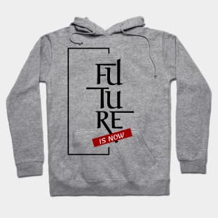 the future is now retro Hoodie